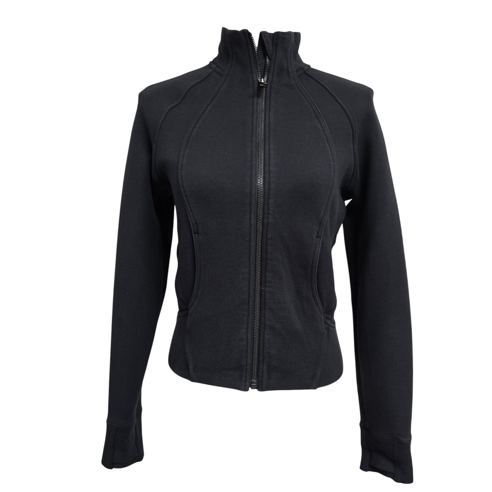 Lululemon Moment to Moment Jacket Cotton Blend‎ Athletic Yoga Size 6